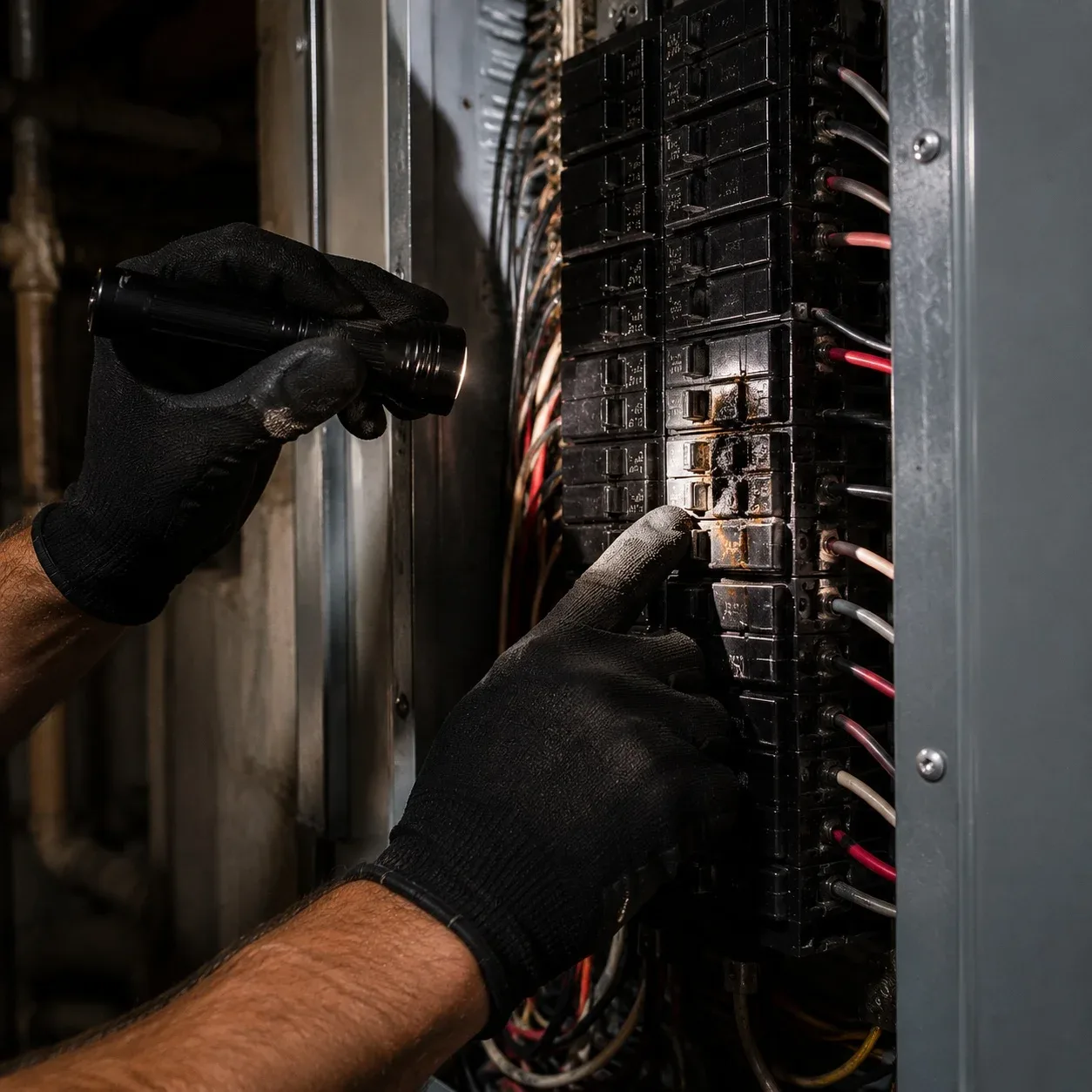 Brantford Electrician team completing electrical work in Grimsby Ontario